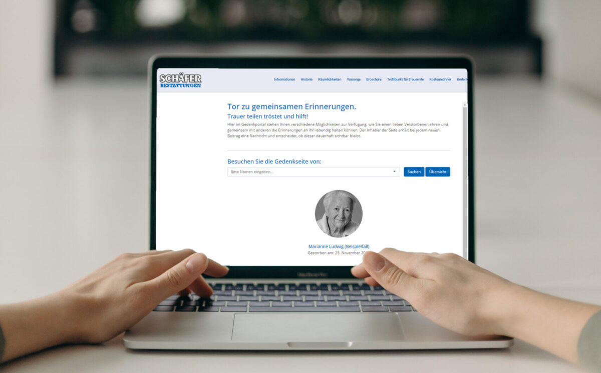 digitales Gedenkportal